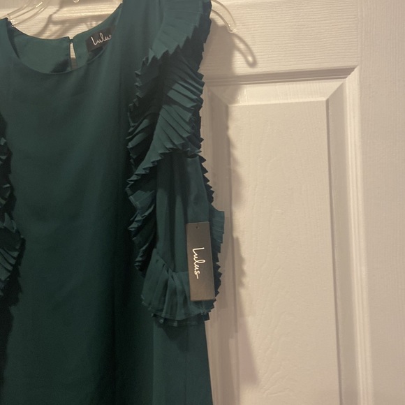 Green sleeveless shift dress - Picture 5 of 5